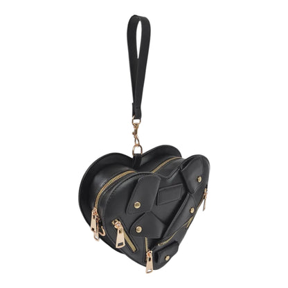 Heart Shape Jacket Crossbody Bag