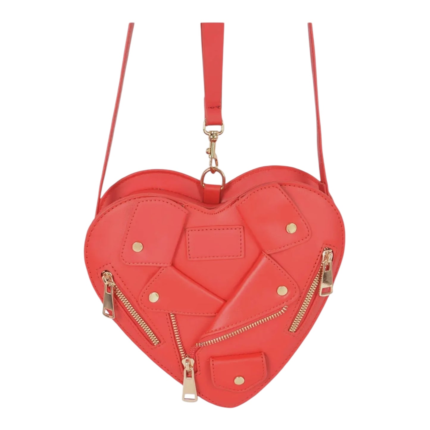 Heart Shape Jacket Crossbody Bag