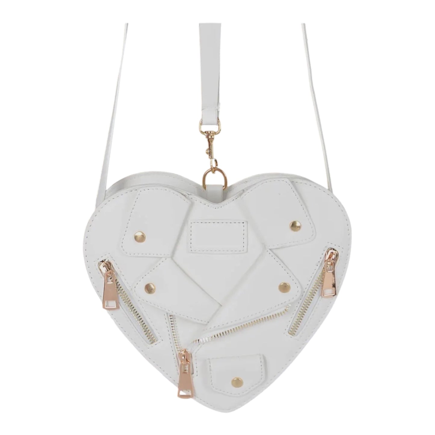 Heart Shape Jacket Crossbody Bag
