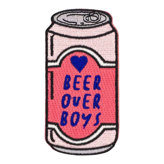 Beer Over Boys Iron on Patch