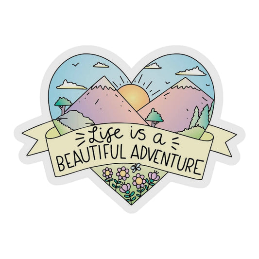 Life is a Beautiful Adventure Vinyl Sticker