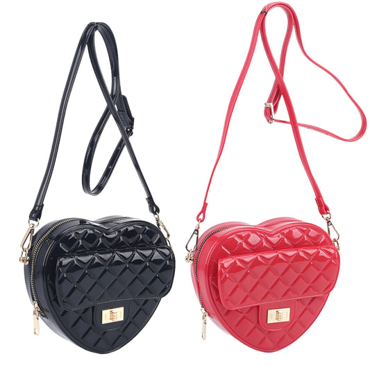 Quilted Jelly Crossbody Bag