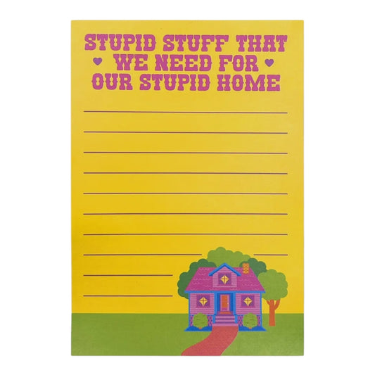 Stupid Stuff That We Need for Our Stupid home magnetic shopping list