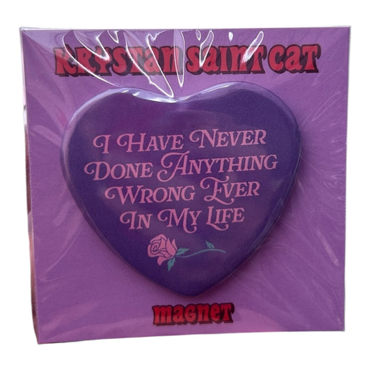 I Have Never Done Anything Wrong Ever in My Life Magnet