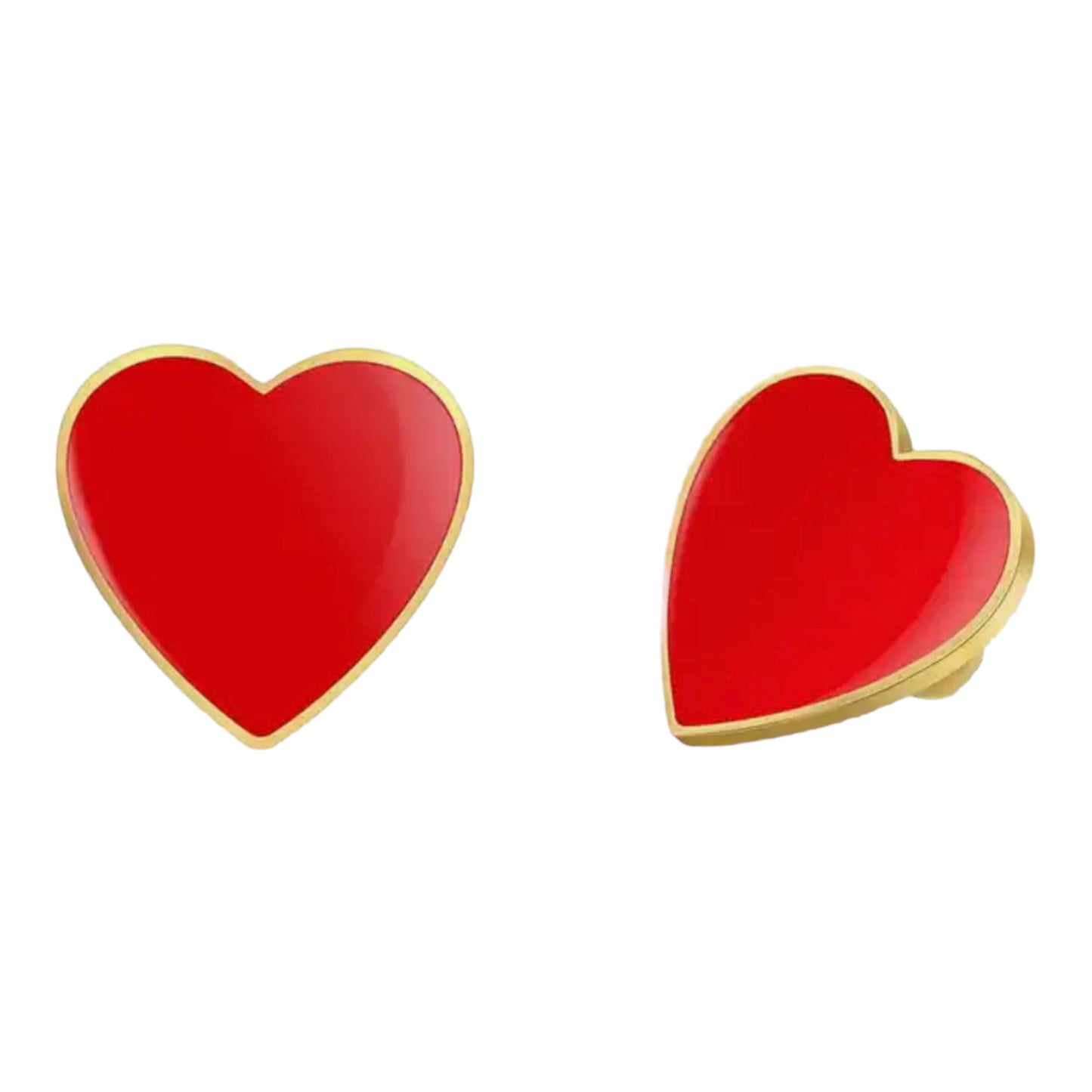 Red Heart Enamel Pin