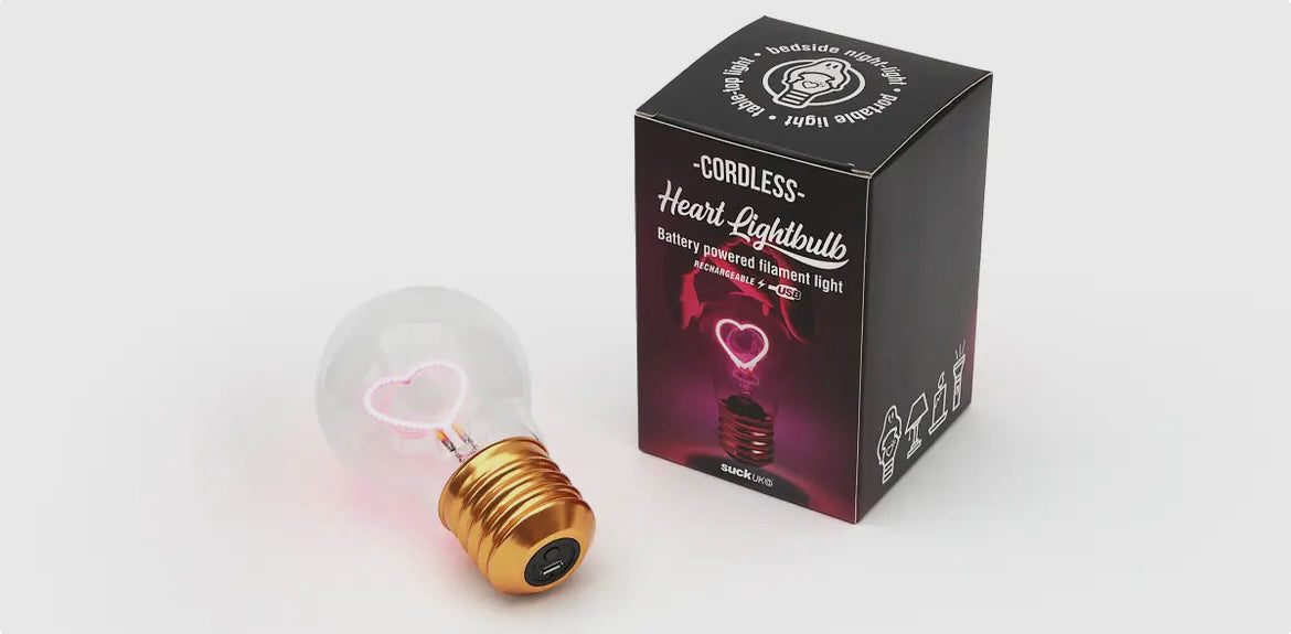 Heart Lightbulb Night Light