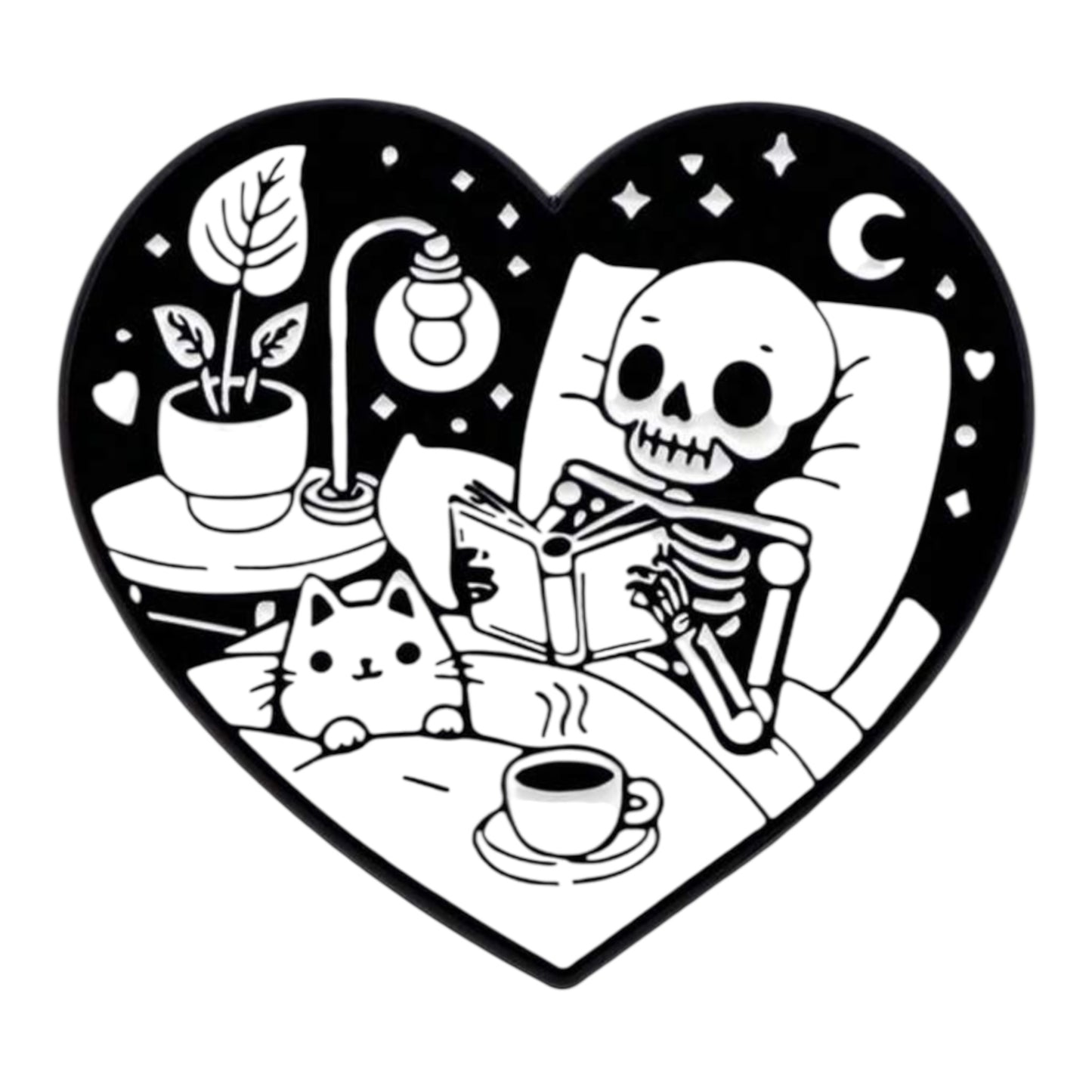 Heart-O-Ween Enamel Pins