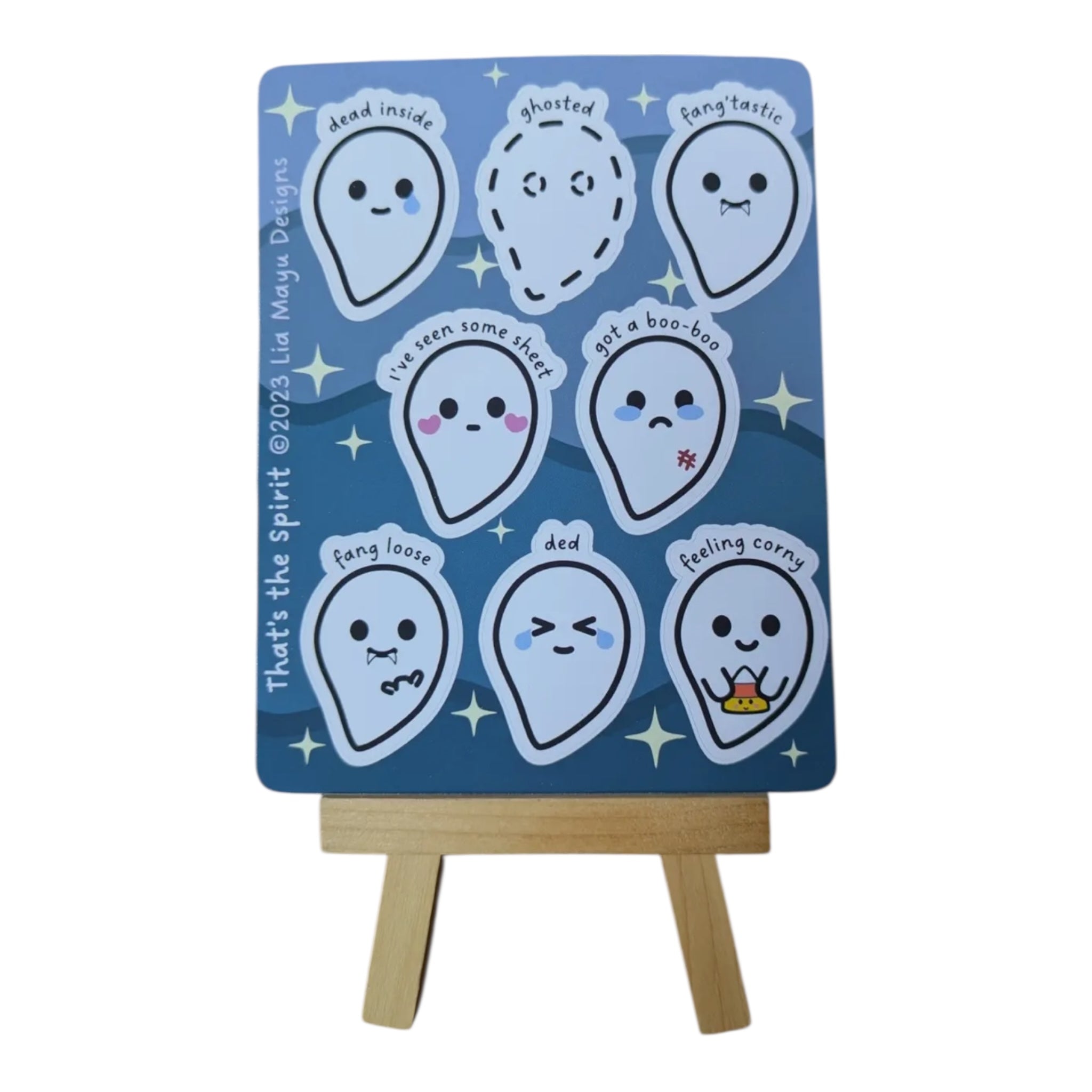 Ghost sticker pack – All Hearts inc