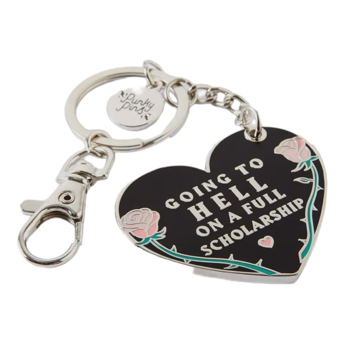 Going To Hell On A Full Scholarship Keychain