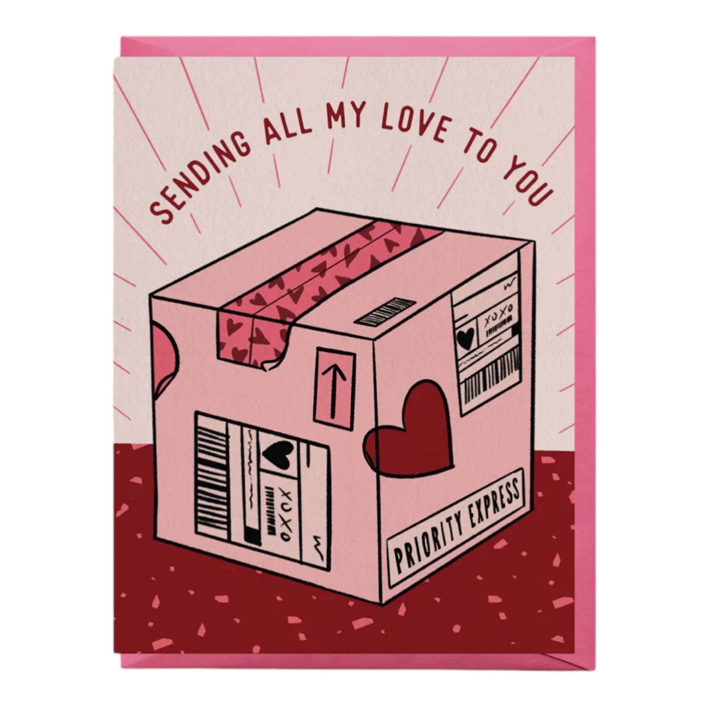 Sending All My Love to You Greeting Card