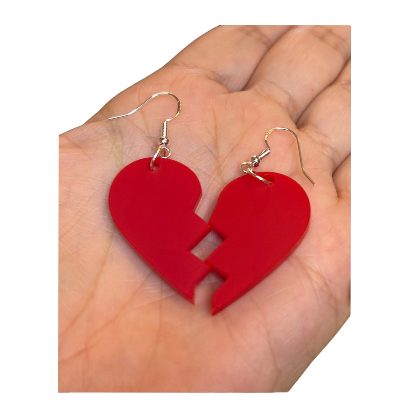 Snow Such Things Broken Heart Earrings