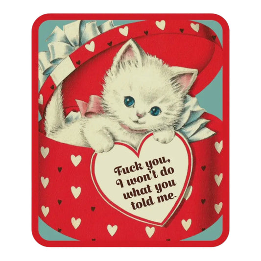Fuck You Kitty Vinyl Sticker