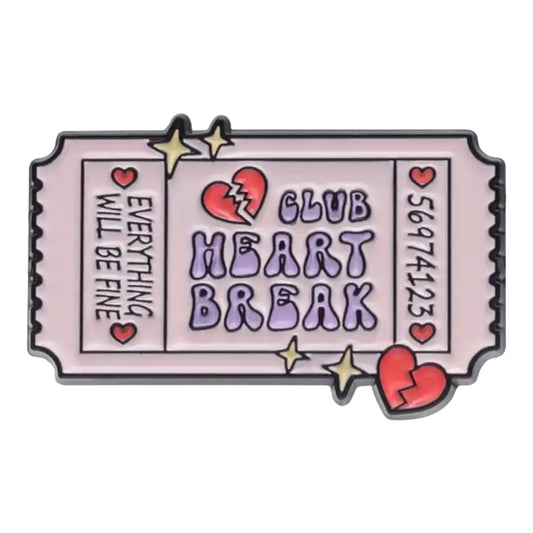 Club Heart Break Enamel pin