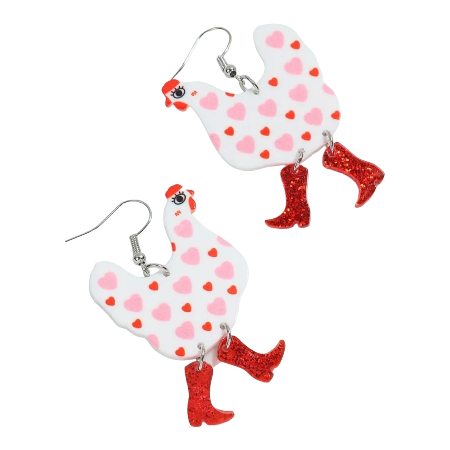 Cowboy Chicken Earrings
