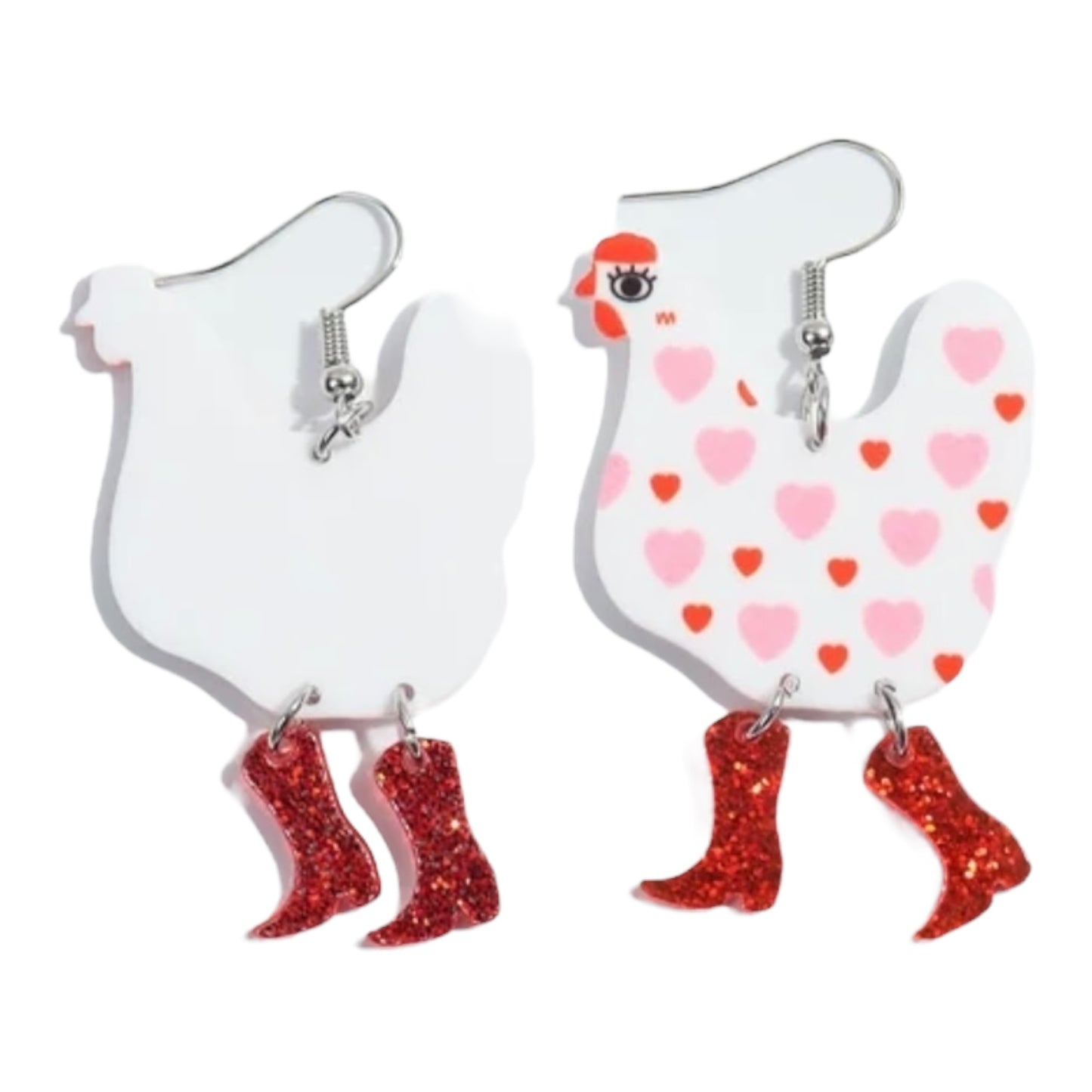 Cowboy Chicken Earrings