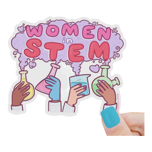Women in Stem Vinyl Sticker