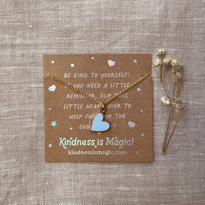 Tiny Heart Necklace with Affirmations