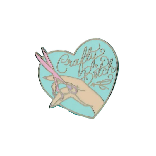 Crafty Bitch Enamel Pin