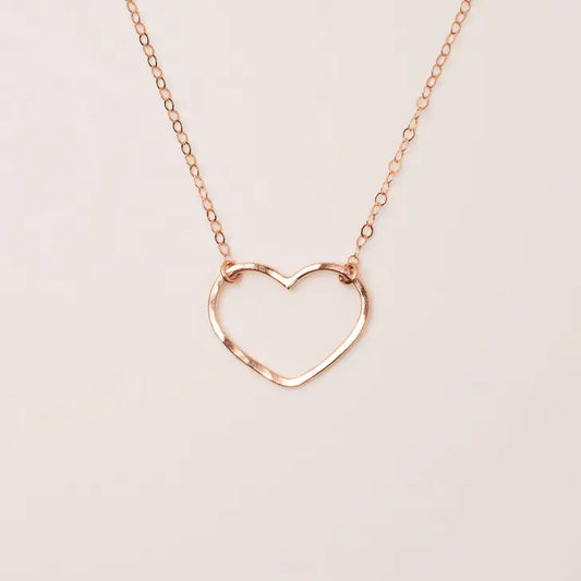 Petite Emily Open Heart 14k Gold Filled Necklace